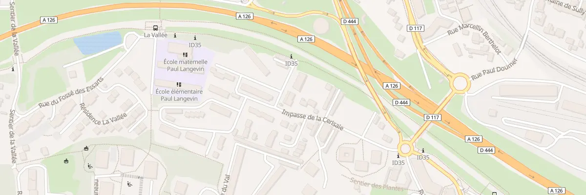 Plan du 24 Imp de la Cerisaie à Palaiseau