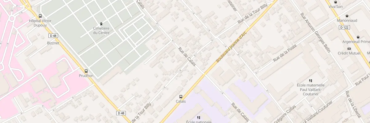 Plan du 29 Rue de Calais à Argenteuil