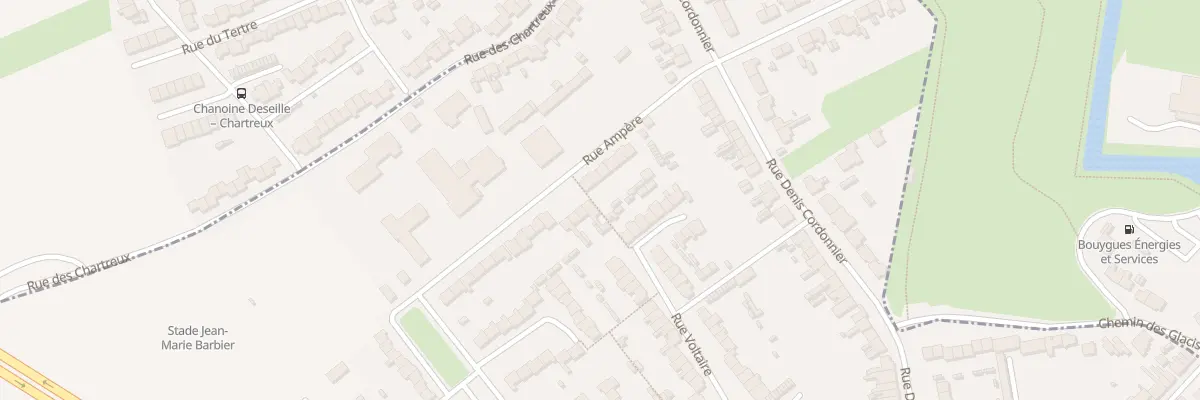 Plan du 11 Rue Ampère à Longuenesse