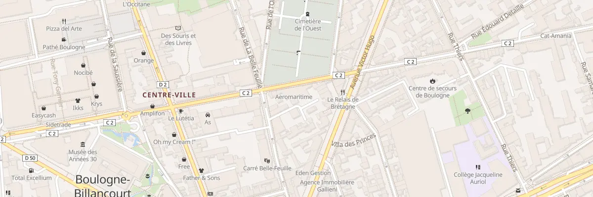Plan du 87 Rue Gallieni à Boulogne-Billancourt