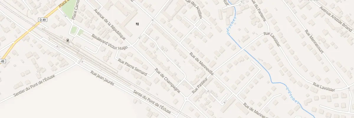 Plan du 114 Rue de Menneville à Chambly