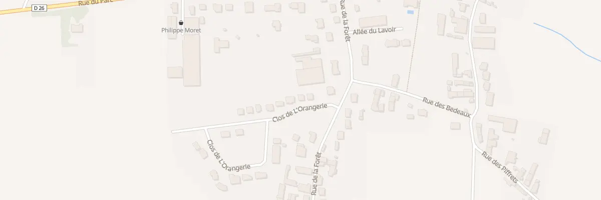 Plan du 4 Clos de l’Orangerie à Avrainville