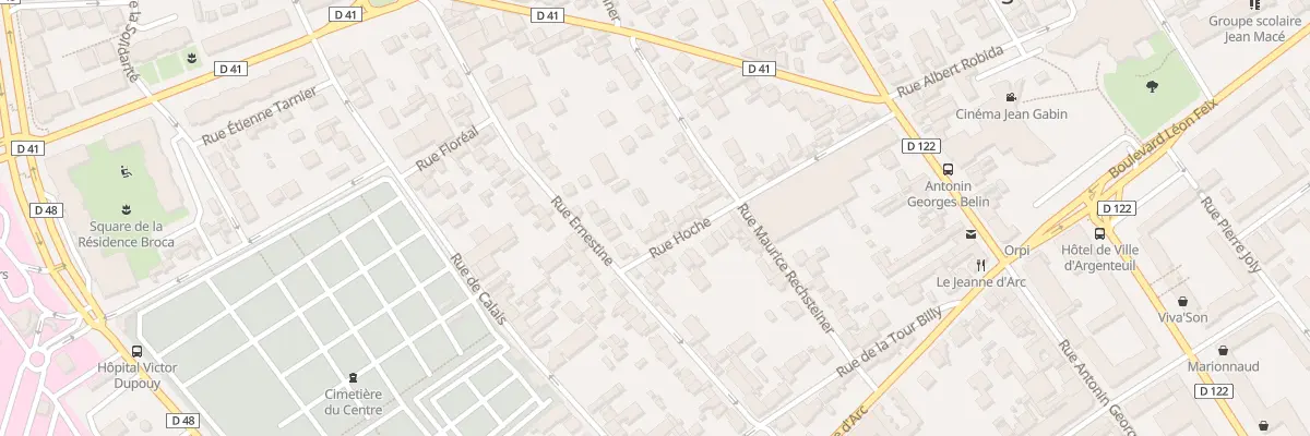 Plan du 26 Rue Hoche à Argenteuil
