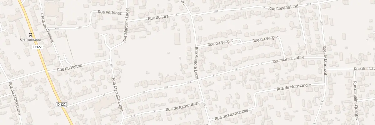 Plan du 33 Rue Anatole Lucas à Argenteuil