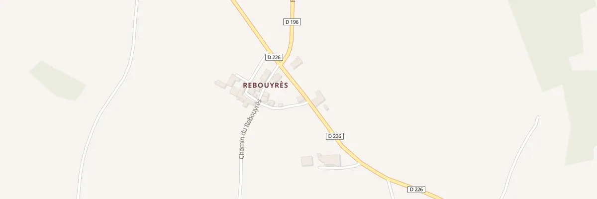 Plan du 5052 Rebouyres à Castelmary