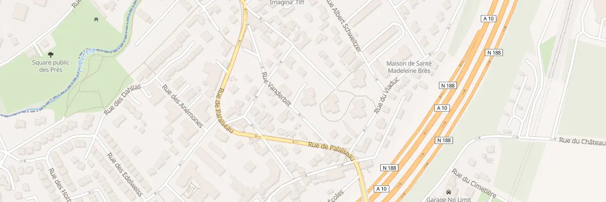 Plan du 1 Rue du Viaduc à Villebon-sur-Yvette