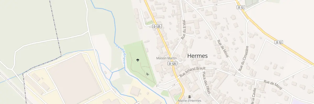 Plan du 3 Rue de Marguerie à Hermes