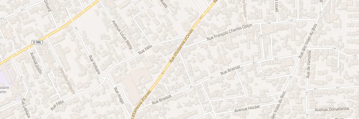 Plan du 117 Rue d’Estienne d’Orves à Colombes