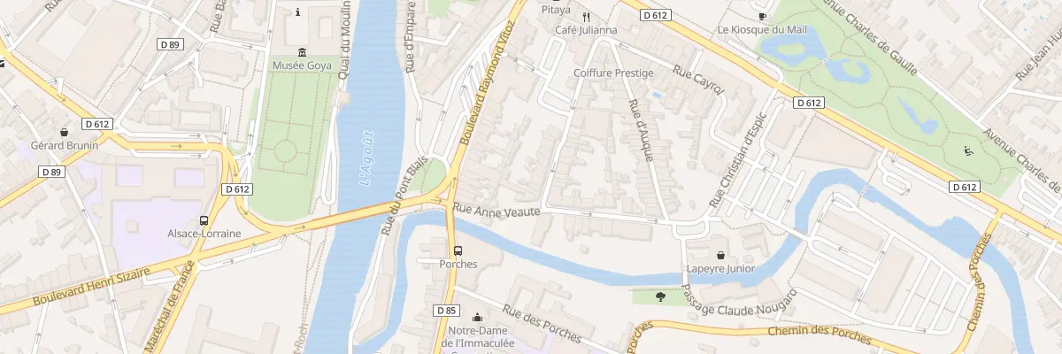 Plan du 38 Rue Ferdinand Buisson à Castres