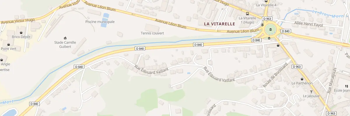 Plan du 20 Rue Edouard Vaillant à Decazeville