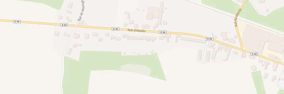 Plan du 854 Rue d’Hesdin à Anvin