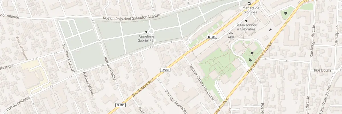 Plan du 102 Rue Gabriel Péri à Colombes