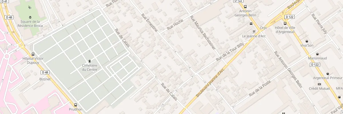 Plan du 15 Rue Ernestine à Argenteuil