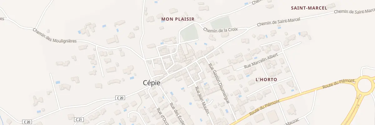 Plan du 3 Rue Marcel Pagnol à Cépie