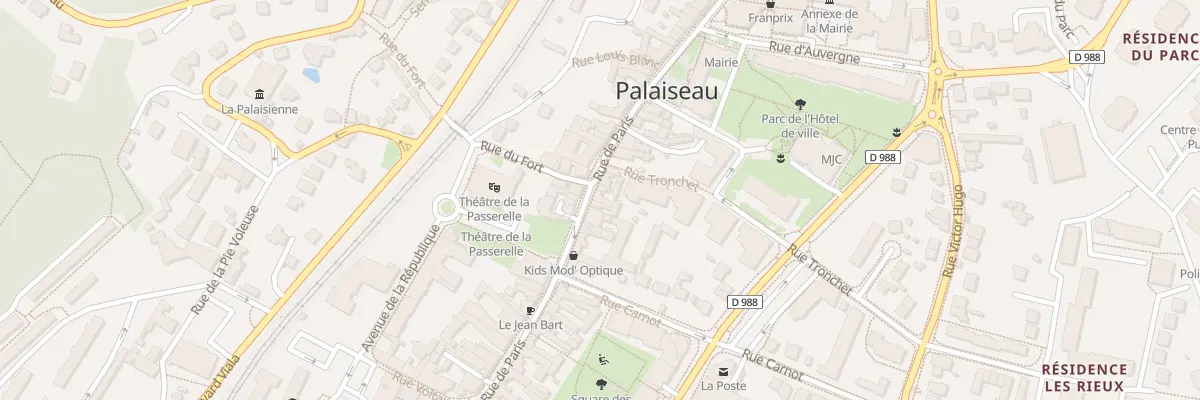 Plan du 113 Rue de Paris à Palaiseau