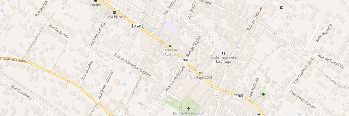 Plan du 25 Rue du Général Leclerc à Saint-Leu-la-Forêt