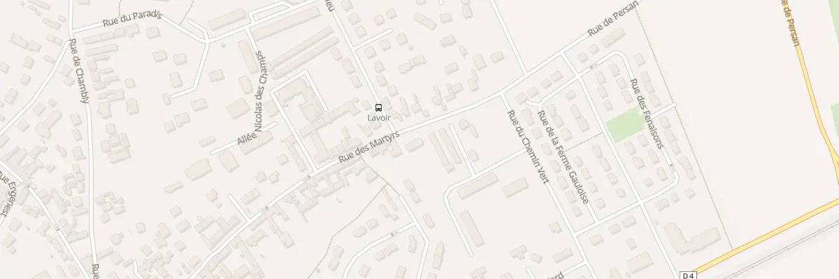 Plan du 5 Rue des Martyrs à Champagne-sur-Oise