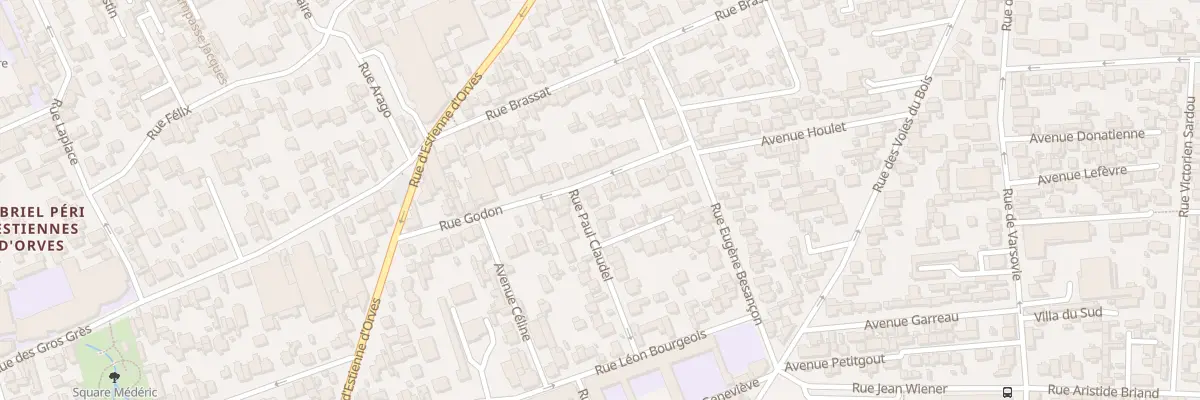 Plan du 32 Rue Paul Claudel à Colombes