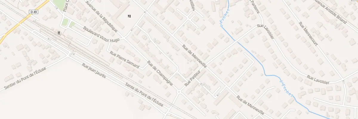 Plan du 146 Rue de Menneville à Chambly