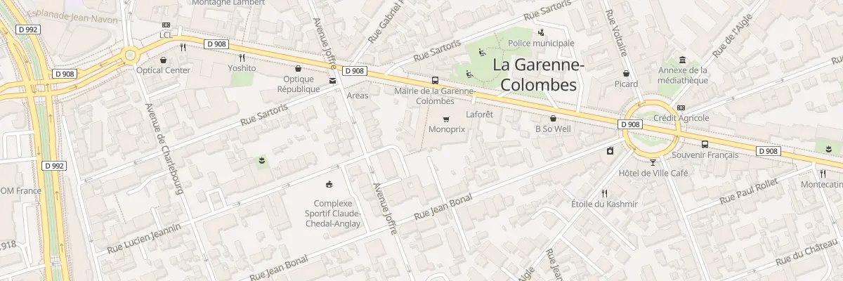 Plan du 37 Av Joffre à La Garenne-Colombes