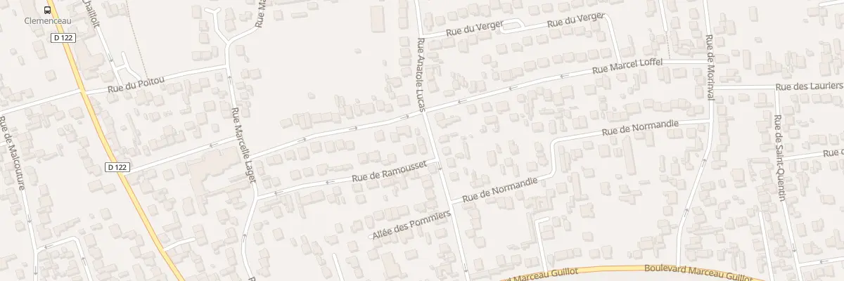 Plan du 25 Rue Anatole Lucas à Argenteuil