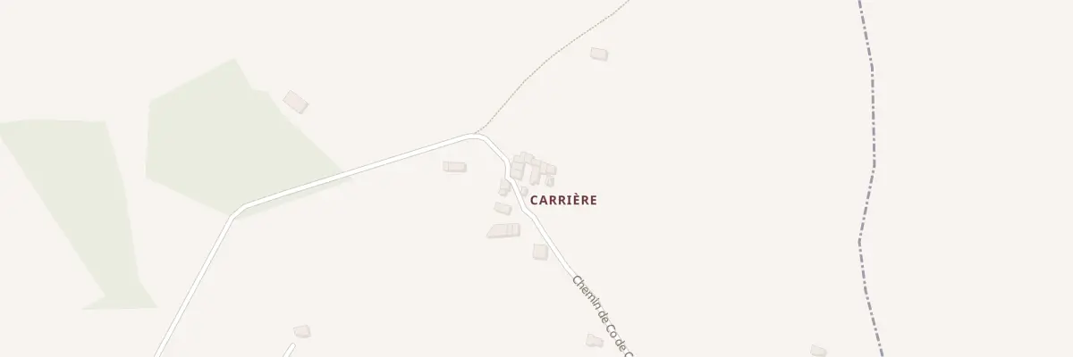 Plan du 6 Co de Carrière à Brousses-et-Villaret