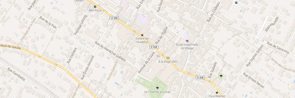 Plan du 21B Rue du Général Leclerc à Saint-Leu-la-Forêt