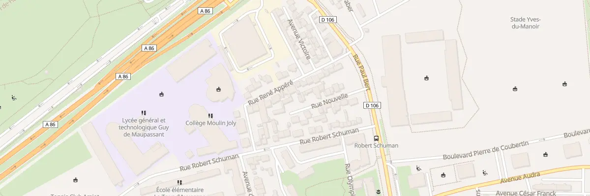 Plan du 23 Rue Rene Appere à Colombes