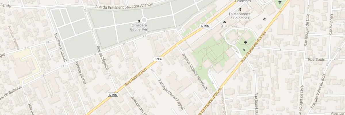 Plan du 131 Rue Gabriel Péri à Colombes
