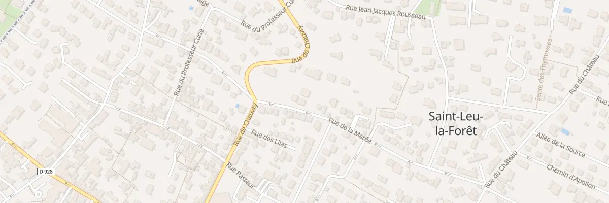 Plan du 50 Rue de la Marée à Saint-Leu-la-Forêt