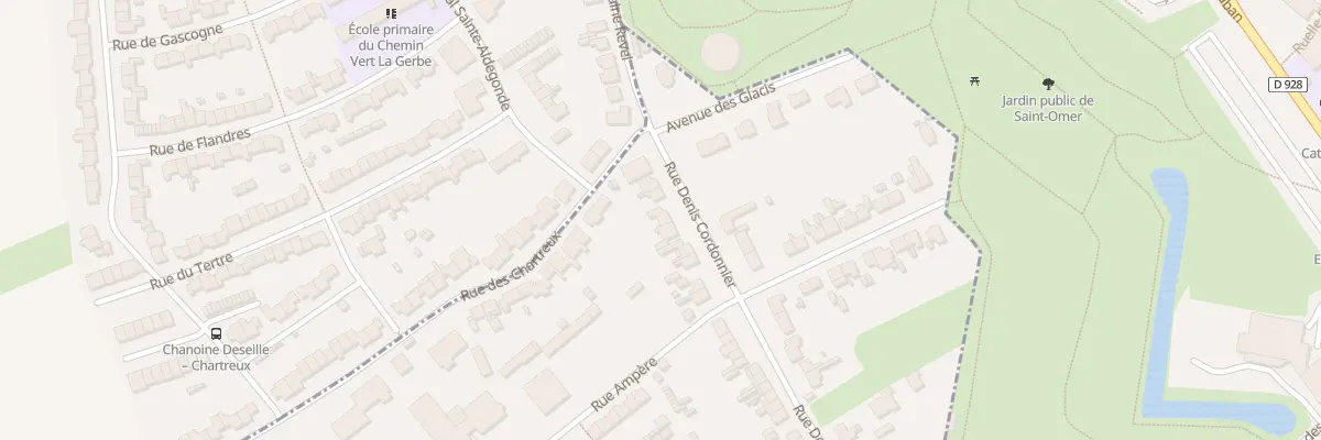 Plan du 96 Rue Denis Cordonnier à Longuenesse