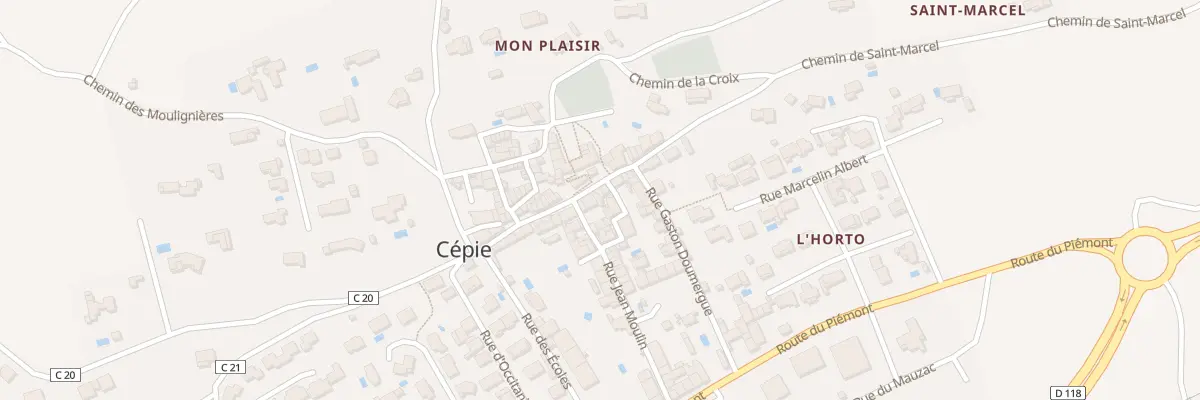 Plan du 8 Rue Michel Colucci à Cépie