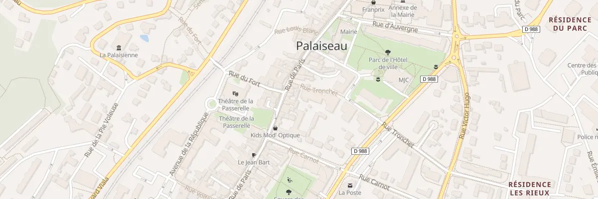 Plan du 115 Rue de Paris à Palaiseau