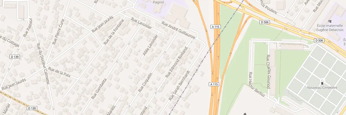 Plan du 31 Rue Edmond Rostand au Plessis-Bouchard