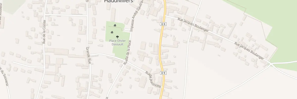 Plan du 4T Rue de la Poste à Haudivillers