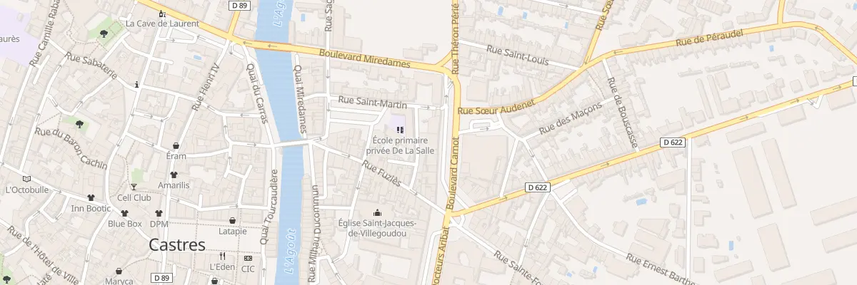Plan du 57 Rue Saint Martin à Castres