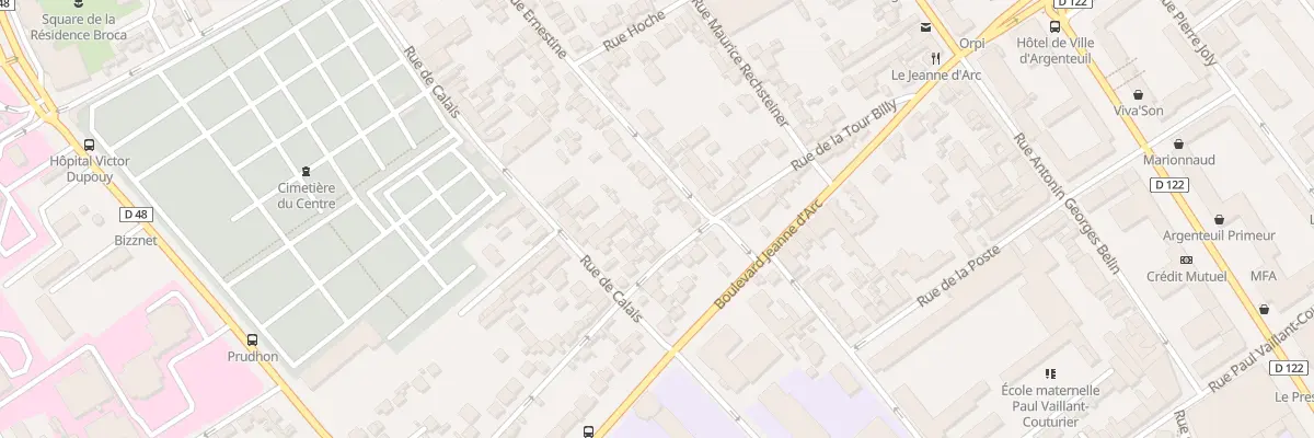 Plan du 5 Rue Ernestine à Argenteuil