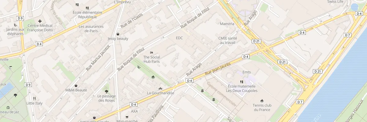 Plan du 11 Rue Arago à Puteaux