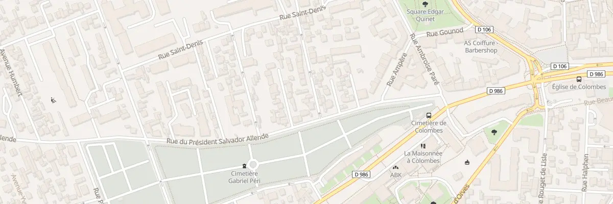 Plan du 5 Rue des Avants à Colombes