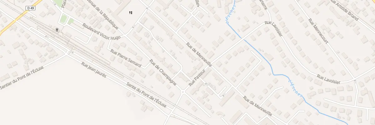 Plan du 164 Rue de Menneville à Chambly