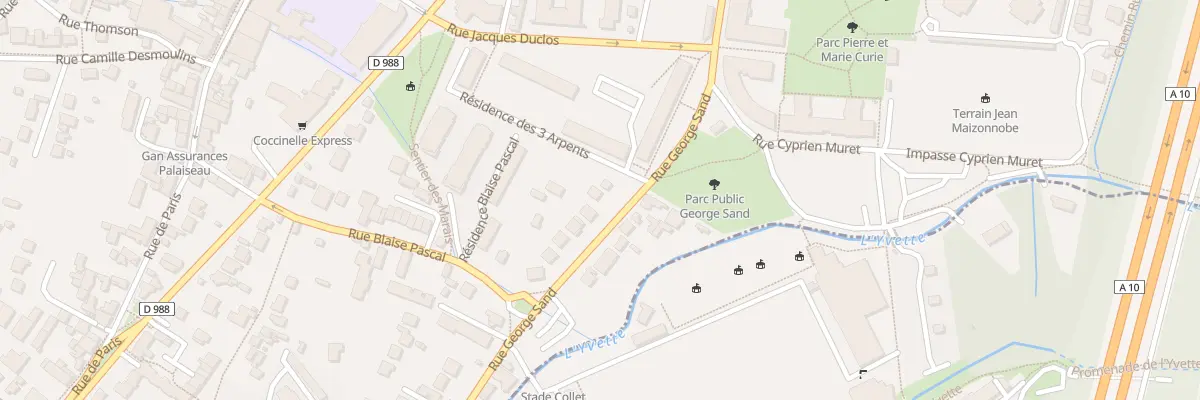 Plan du 18 Rue George Sand à Palaiseau