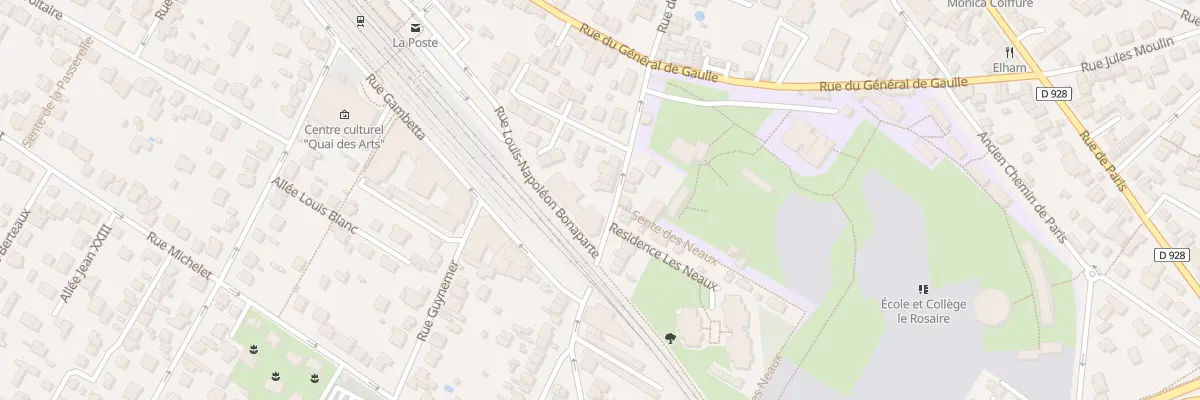 Plan du 66 Rue de la Forge à Saint-Leu-la-Forêt