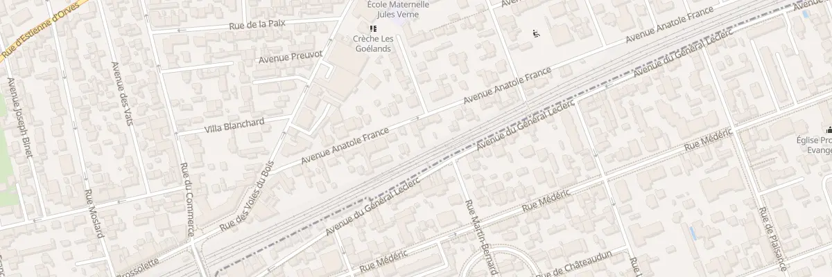 Plan du 35 Av Anatole France à Colombes