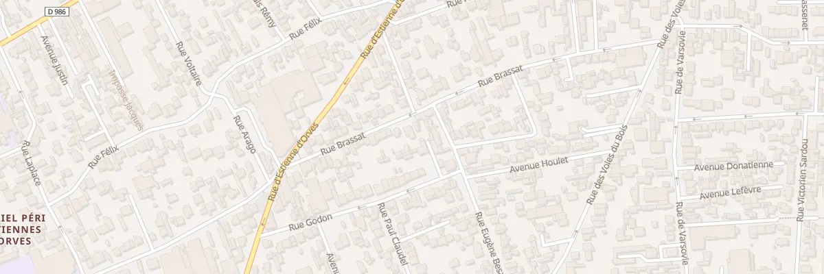 Plan du 57 Rue Brassat à Colombes