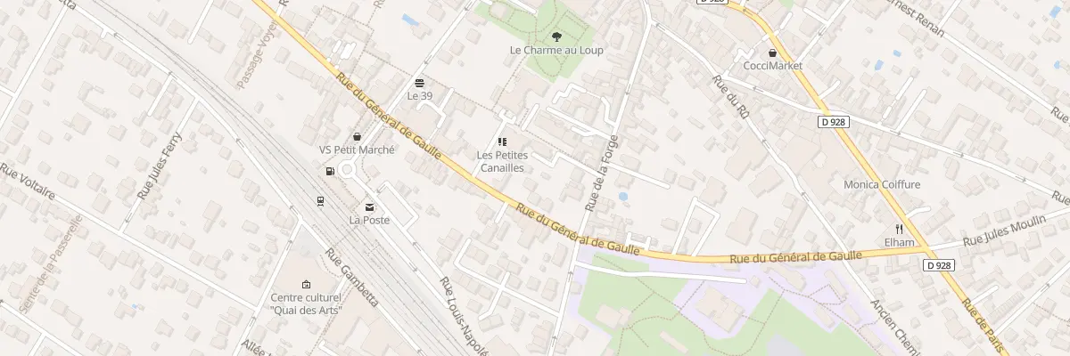 Plan du 54 Rue du Général de Gaulle à Saint-Leu-la-Forêt