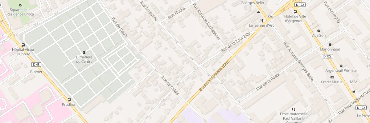 Plan du 7 Rue Ernestine à Argenteuil