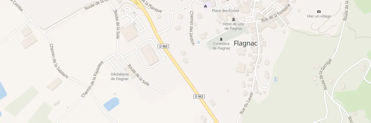 Plan du 5354 La Sole à Flagnac