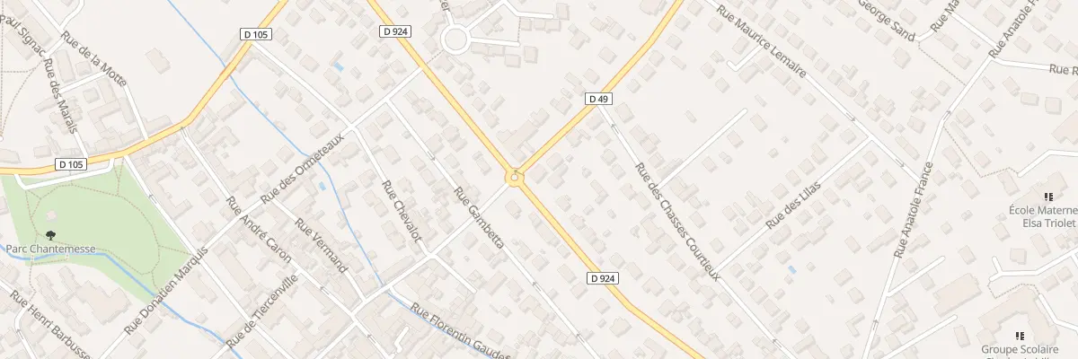 Plan du 204 Rue de Neuilly-en-thelle à Chambly