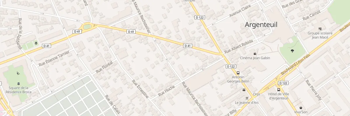 Plan du 34 Rue Maurice Rechsteiner à Argenteuil