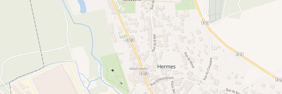 Plan du 4B Rue de Marguerie à Hermes